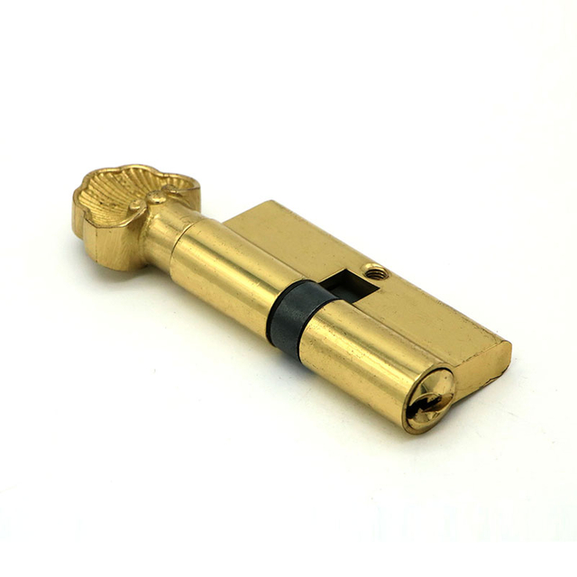 70mm Full Brass Gold Single Open Cylinder
