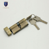 70mm Antique Brass Coating Full Brass Single Open Cylinder