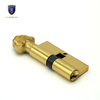 70mm Full Brass Gold Single Open Cylinder