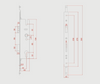 New Design bedroom Mortice Wooden Door Lock