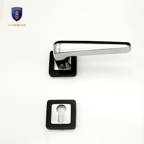 Classic UPVC door handle with lock cylinder & body, for home/commercial use