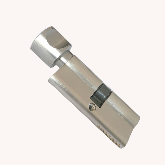 70mm Single Open Full Brass Round Knob European Standard Cylinder