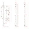 Solid commercial Mortice Wooden Door Lock