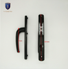 commercial high security black upvc door handle