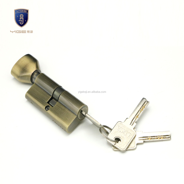 thumb turn Europe standard brass cylinder