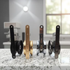 Factory Customized 55mm Zinc Alloy Sliding Pocket Door Lock Body with Knob for Wooden Door