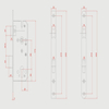 Anti Theft bathroom Mortice Wooden Door Lock